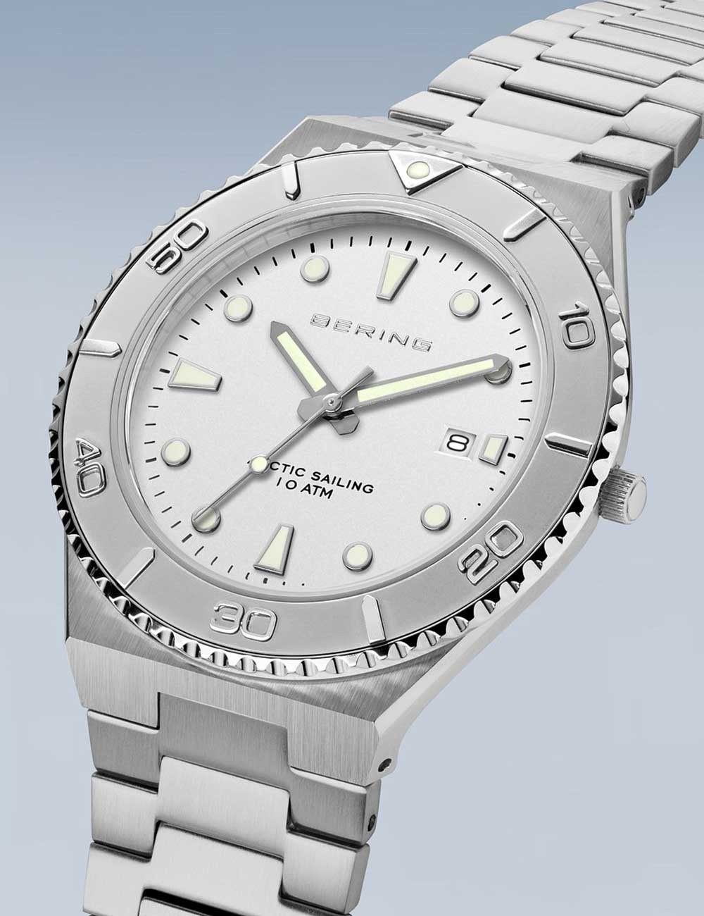 Bering Quarzuhr Bering 18940-704 Herrenuhr Classic Sport 40mm 10 ATM Bering 18940-704 Herrenuhr Classic Sport 40mm 10 ATM