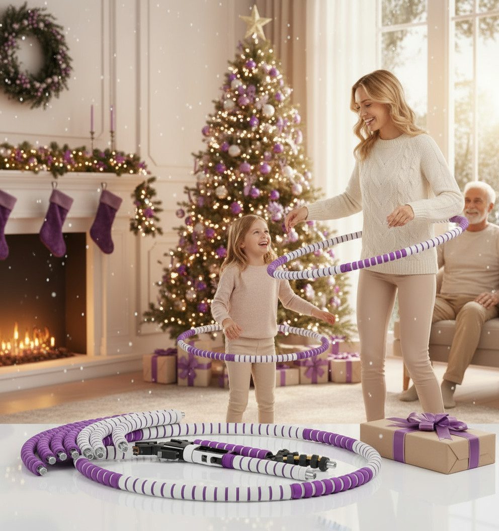 GOLDEN Hula-Hoop-Reifen Hula Hoop für Erwachsene & Kinder zur Gewichtsabnahme und Massage