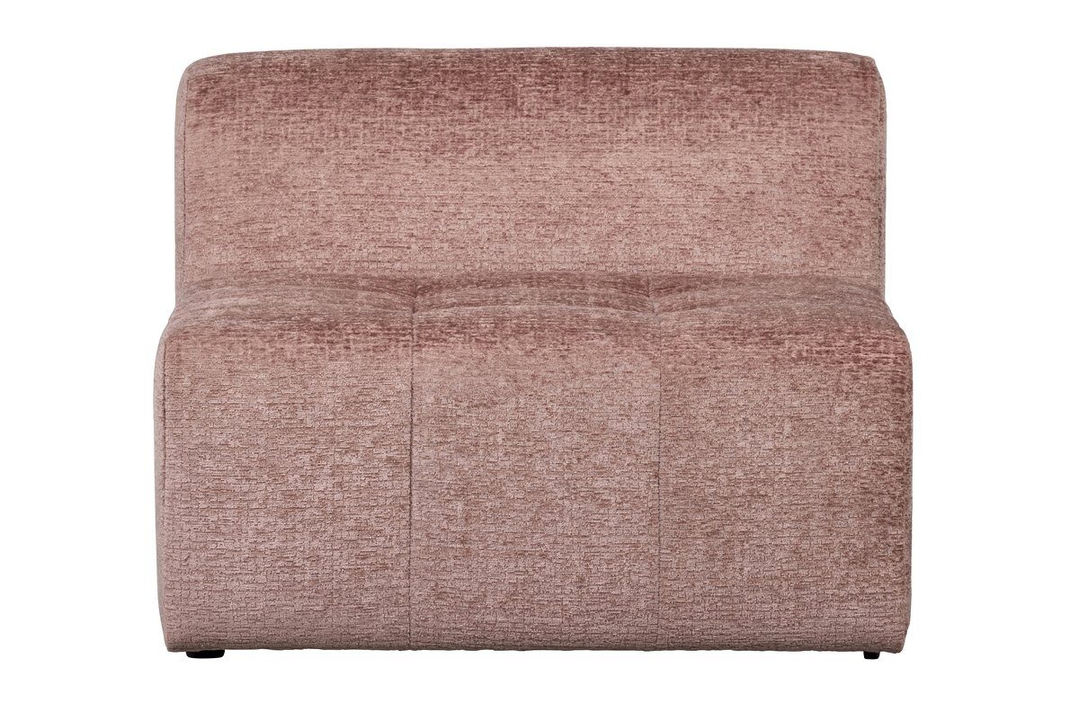 freistellbar Struktur Sofaelement Samt Blush, Sofaelement Caleidoscoop BePureHome -