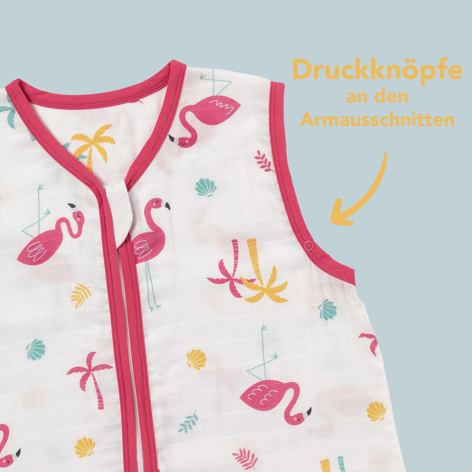 Schlummersack Kinderschlafsack Musselin Babyschlafsack, 0.5 Tog günstig online kaufen
