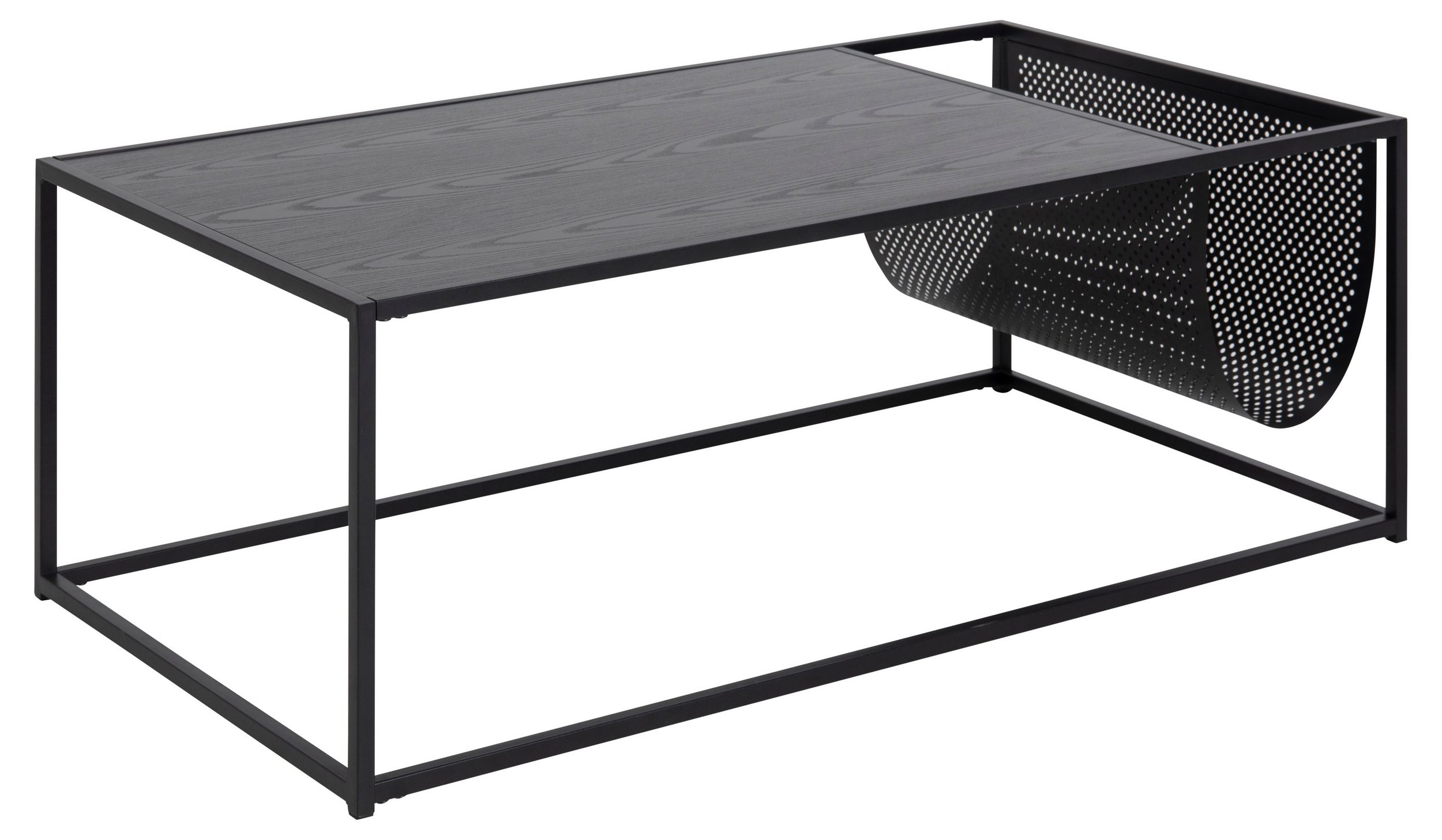SEA Couchtisch mit Zeitungshalter SCHWARZ von EBUY24 - EBUY24