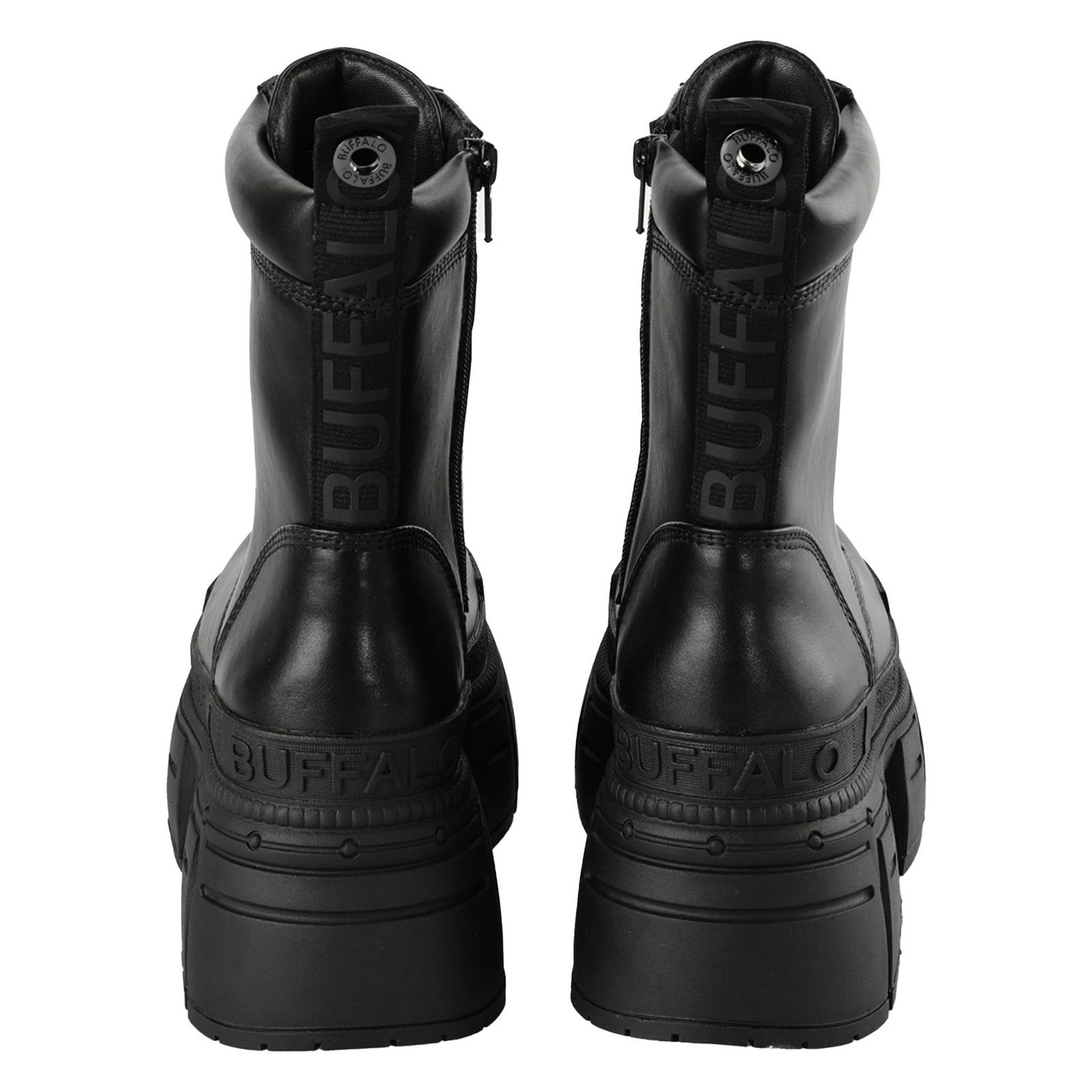 Buffalo Gospher Zip Boot Plateaustiefel mit Plateausohle und Markendetails – Bild 5 von 5