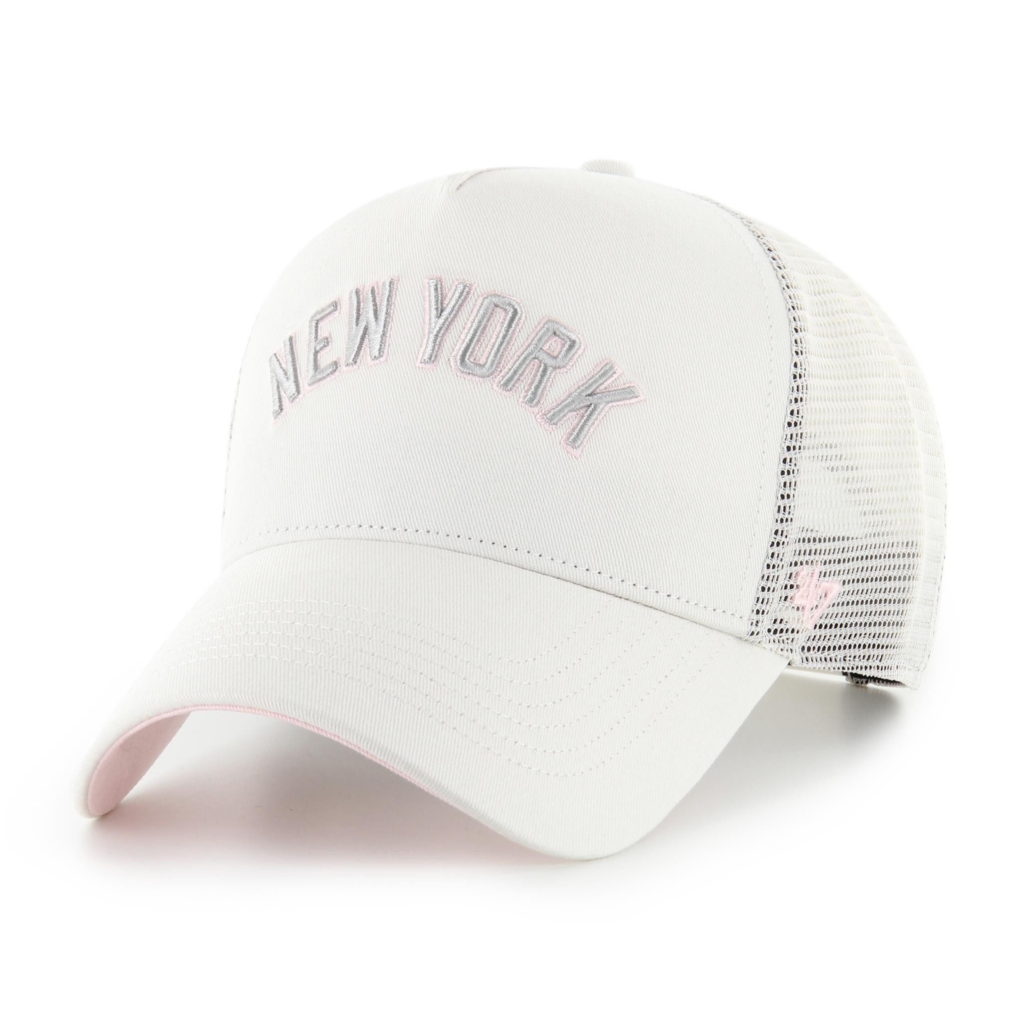 Trucker Cap '47 Brand MLB Cap NY Yankees SOFT GLOW SCRIPT OFFSIDE Natural (SSA)