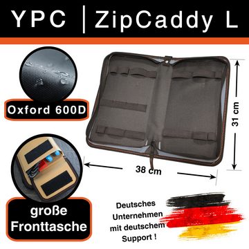YPC Werkzeugtasche "ZipCaddy L" Werkzeug Organizer 31x17x5cm, reißfest, robust, wasserabweisend, stabil, modern