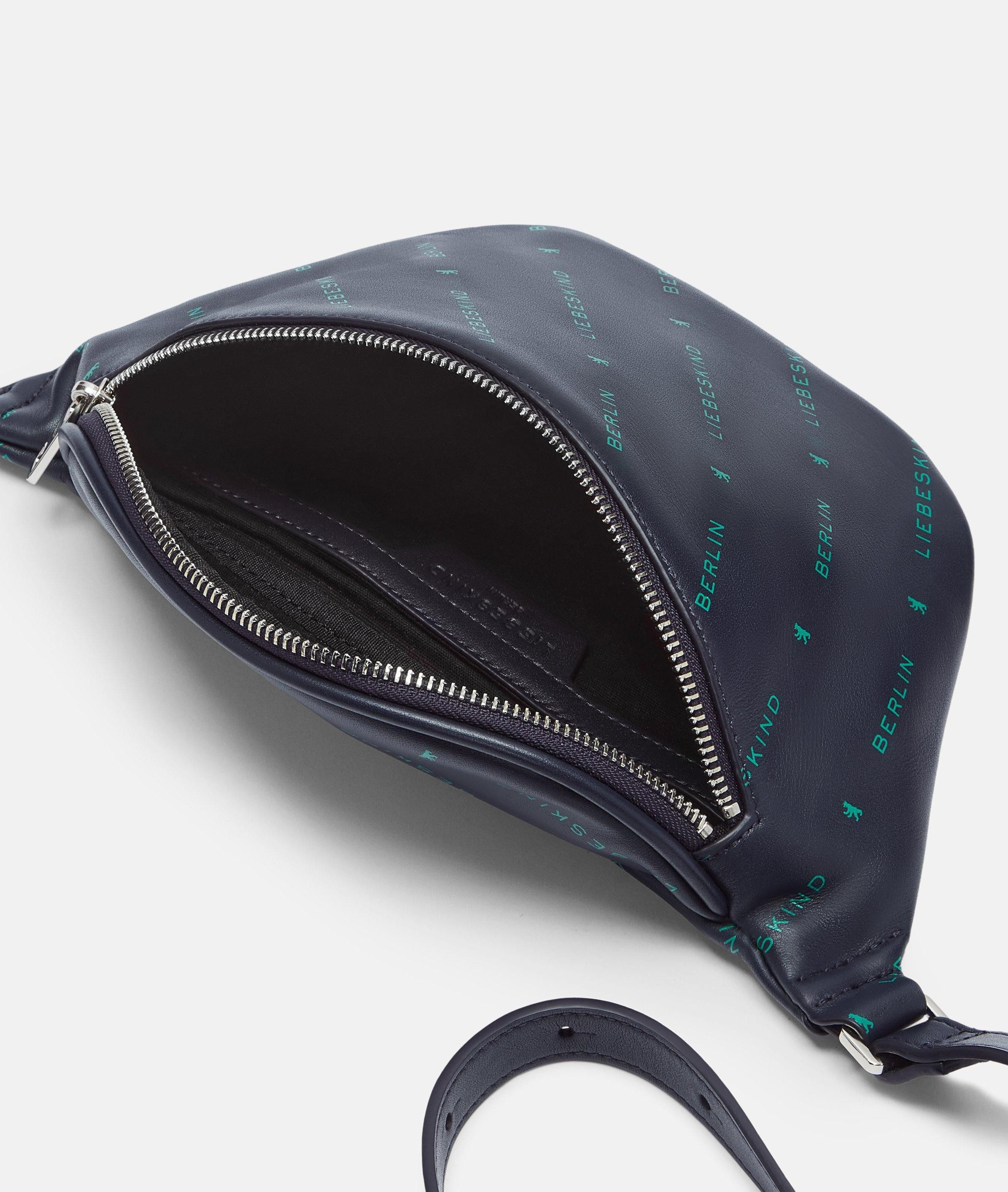 Liebeskind Berlin Gürteltasche Monogram Belt-Bag M, Gürteltasche aus Nappaleder mit Liebeskind Berlin Schriftzug
