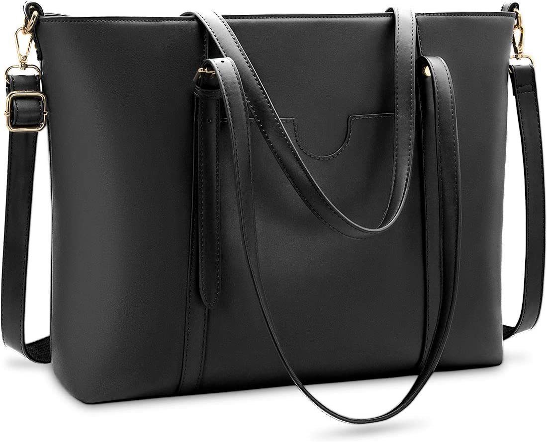 Leway Tragetasche »Handtasche Einkaufstasche Damen groß 15,6 Zoll Leder  Einkaufstasche schwarz Laptop Umhängetasche groß Business Aktentasche Damen  Vintage Schultasche« (1-tlg) online kaufen | OTTO