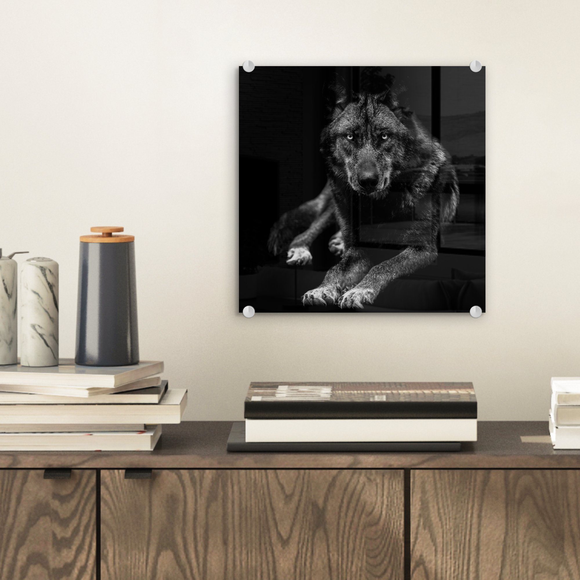 MuchoWow Acrylglasbild Tiere - Wolf - günstig online kaufen