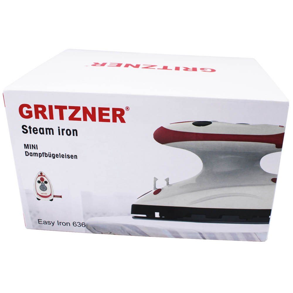 Gritzner Dampfbügeleisen Gritzner Bügeleisen mini (rot) – Bild 2 von 2