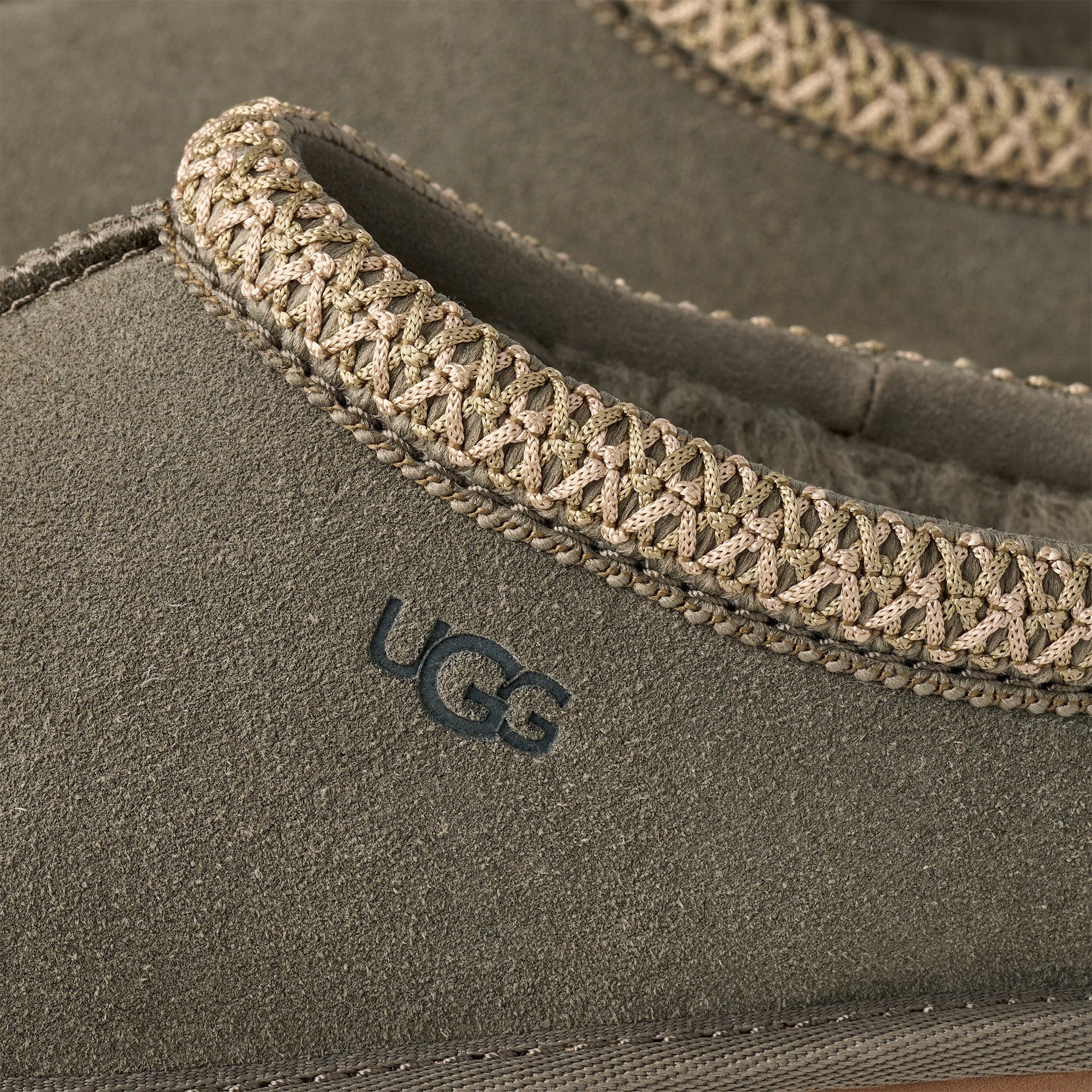 UGG K TASMAN II Hausschuh, Plateau Clog, Mule, Pantoffel mit Lammwolle