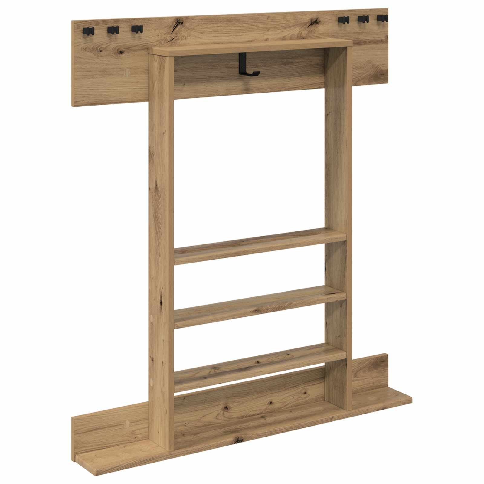 vidaXL Billardtisch Billardqueue-Ständer Holzwerkstoff 93 x 12 x 103 cm, (1-tlg)