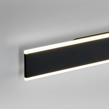Licht-Trend Wandleuchte LED Wandlampe Slim WL dimmbar 3000lm Schwarz, Warmweiß