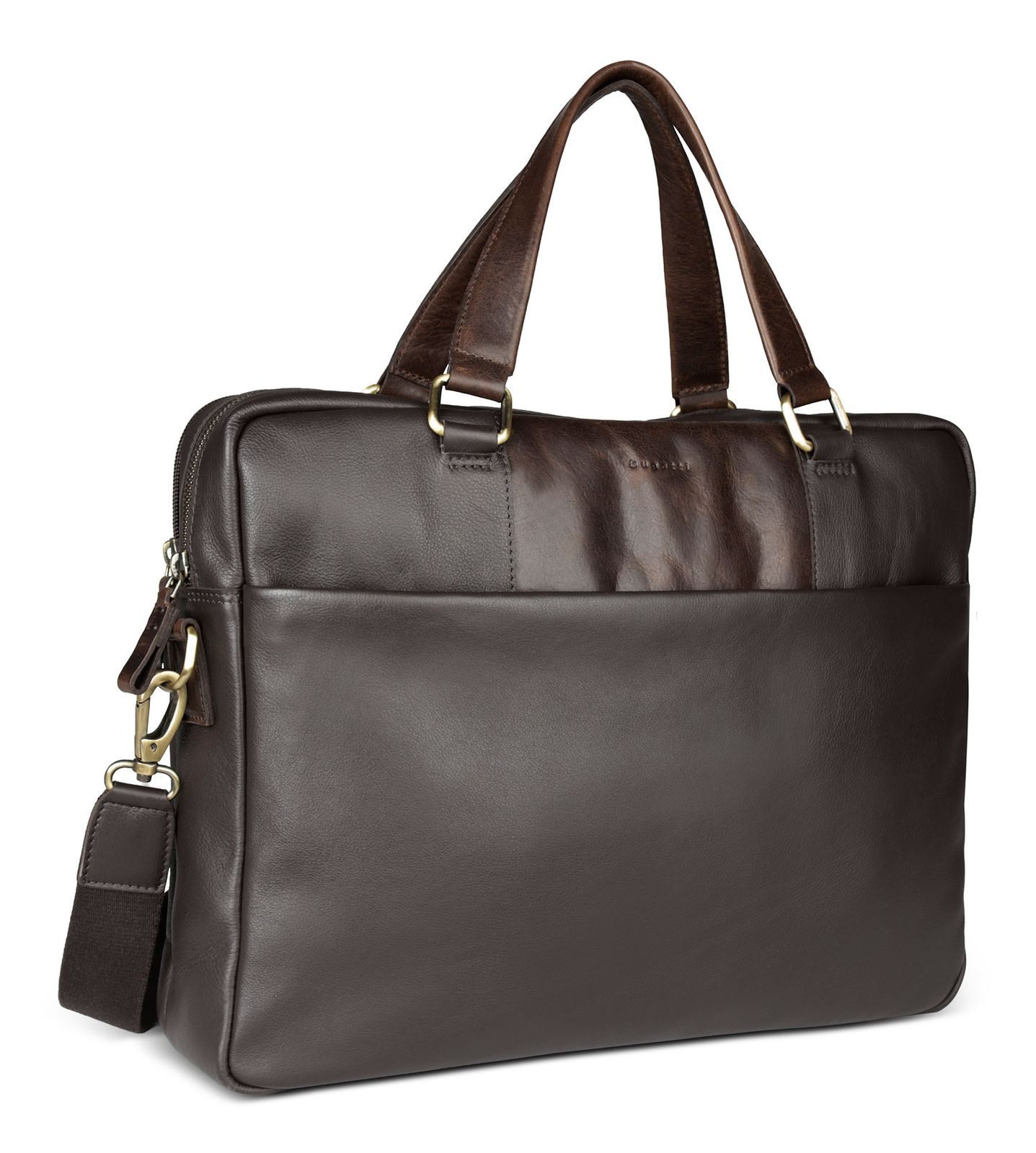 bugatti Businesstasche Briefcase, aus echtem Rindsleder