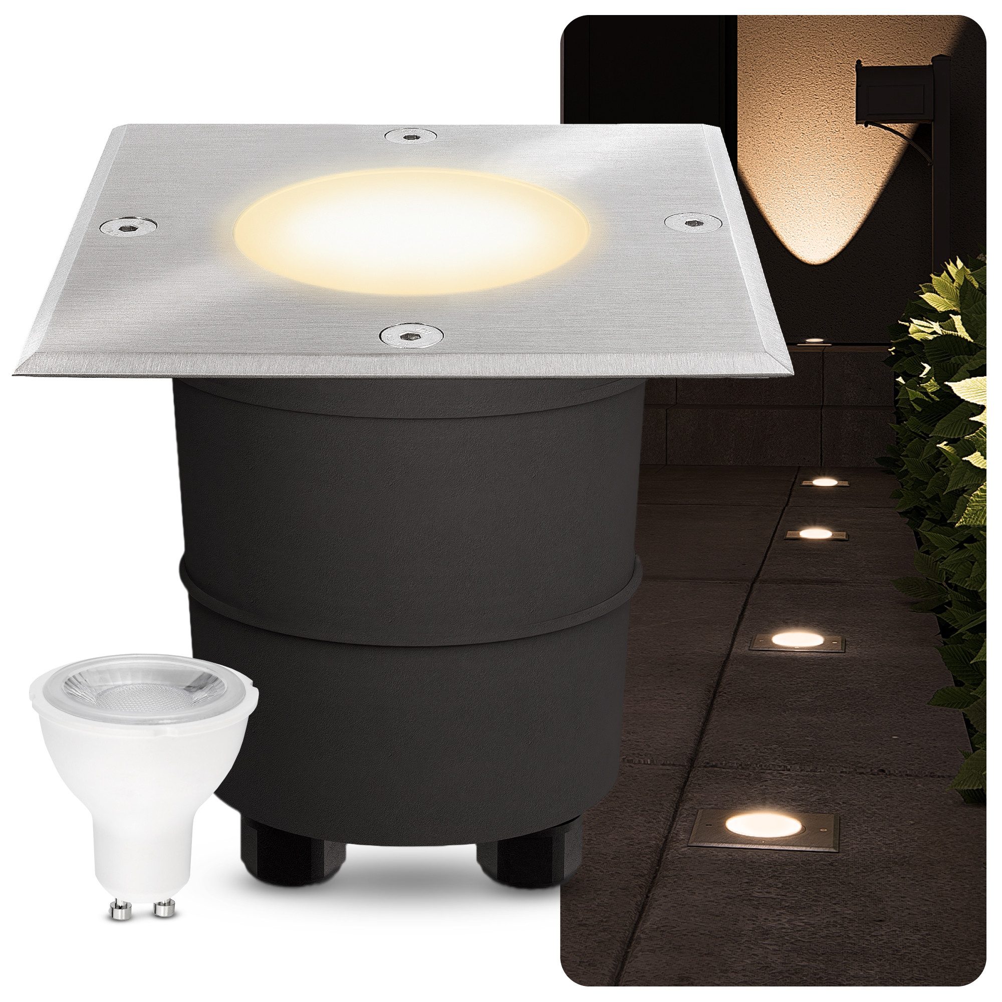 SSC-LUXon LED Gartenstrahler LED-Bodeneinbaustrahler MADON - günstig online kaufen