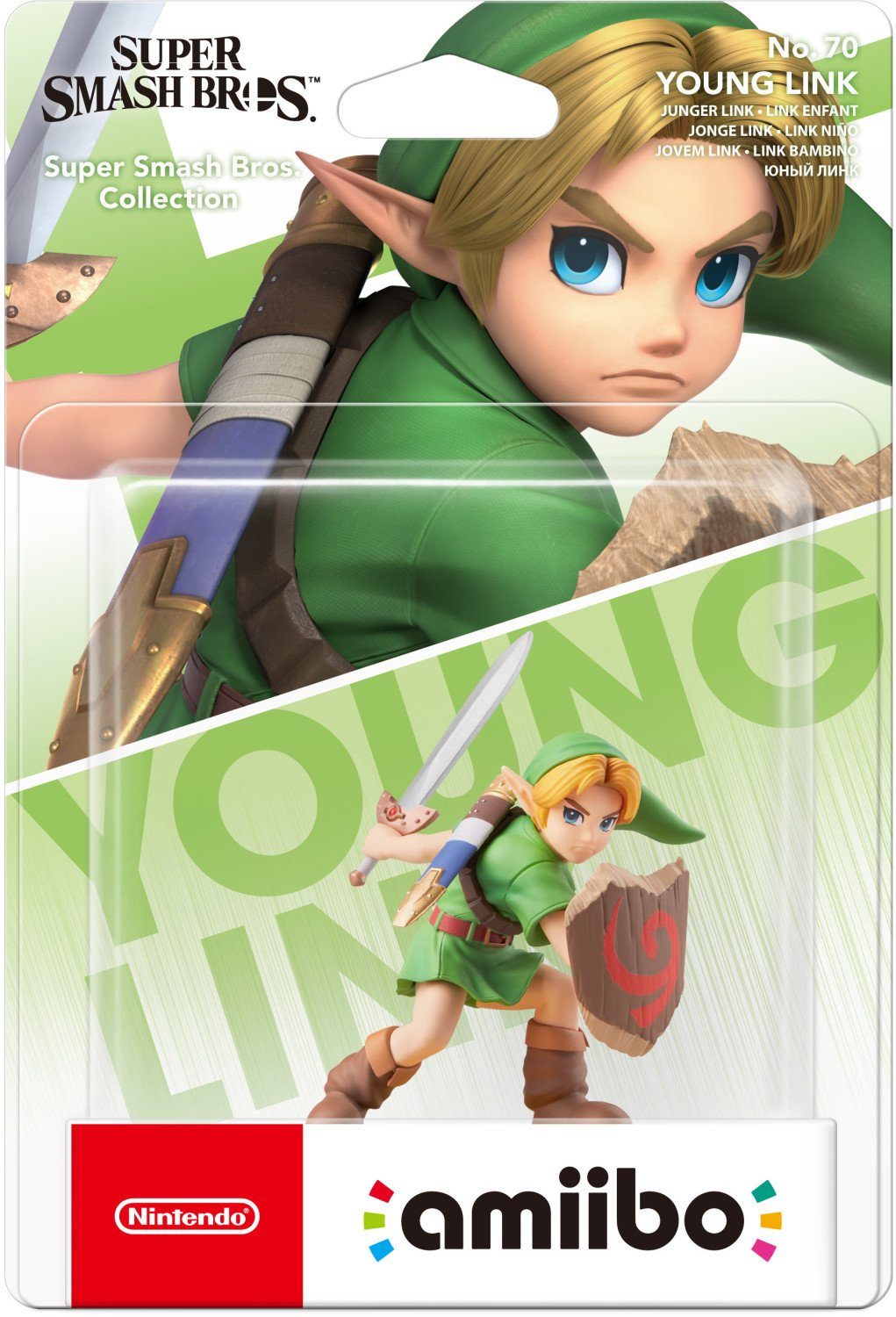 Nintendo amiibo Junger Link No. 70 Super Smash Bros Collection, Switch, Wii  U Switch-Controller
