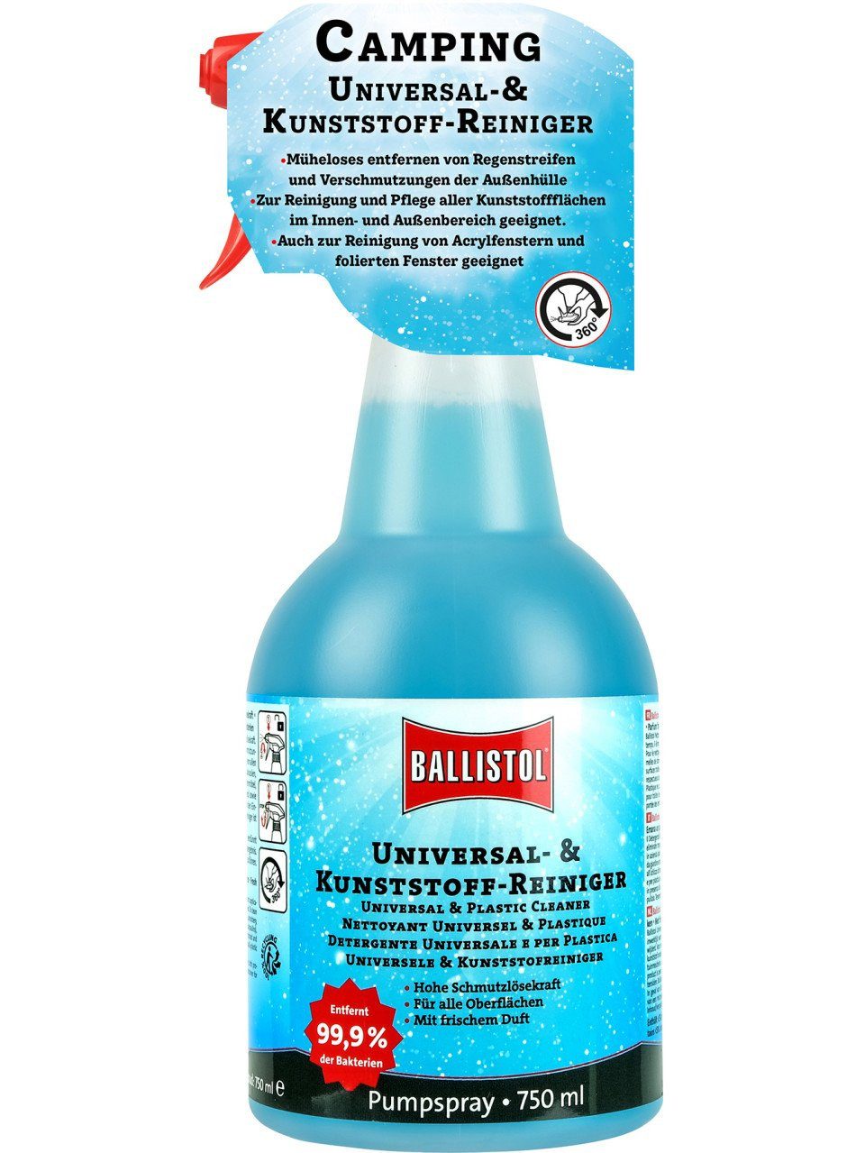 Ballistol Ballistol Camping Universal-& Kunststoff-Reiniger Kunststoffreiniger