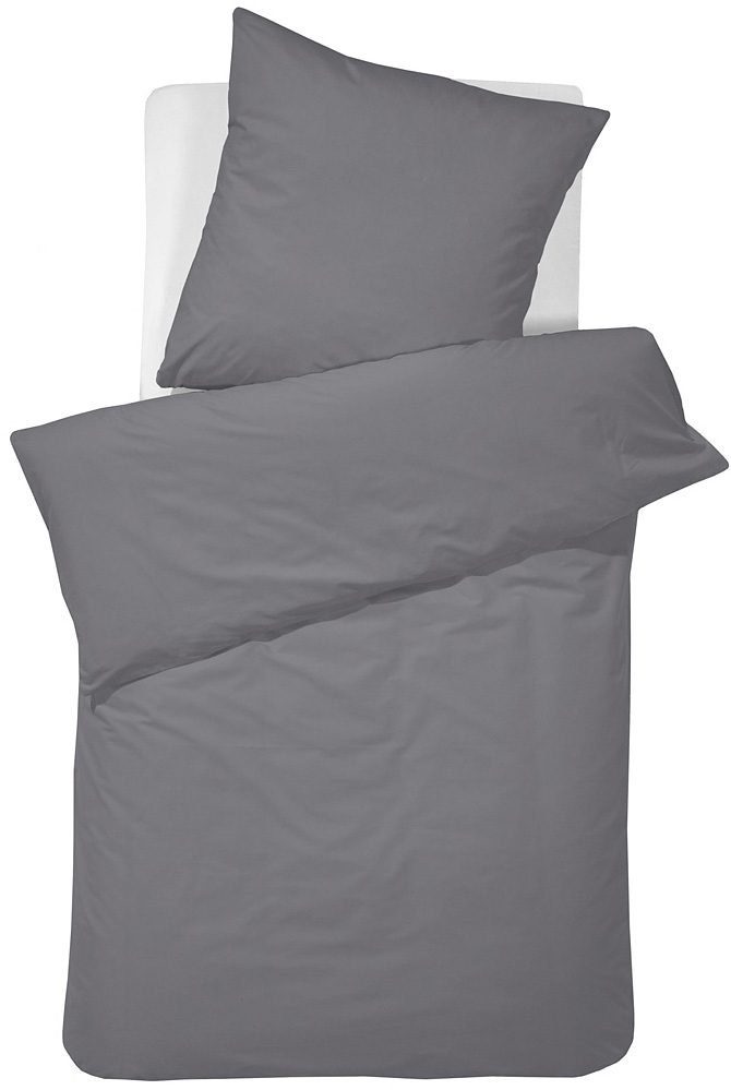 damai Bettwäsche Pure Uni, Renforcé, 2 teilig, in großer Farbauswahl