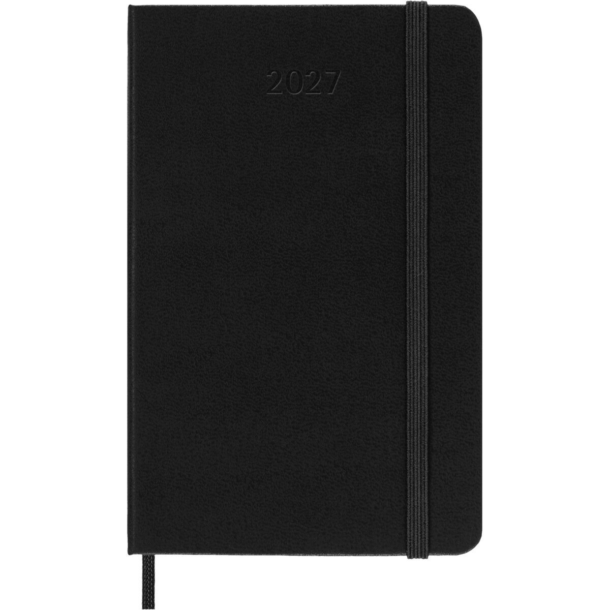 MOLESKINE Buchkalender Wochenkalender 12 Monate Pocket A6 1 Woche/2 Seiten horizontal fester