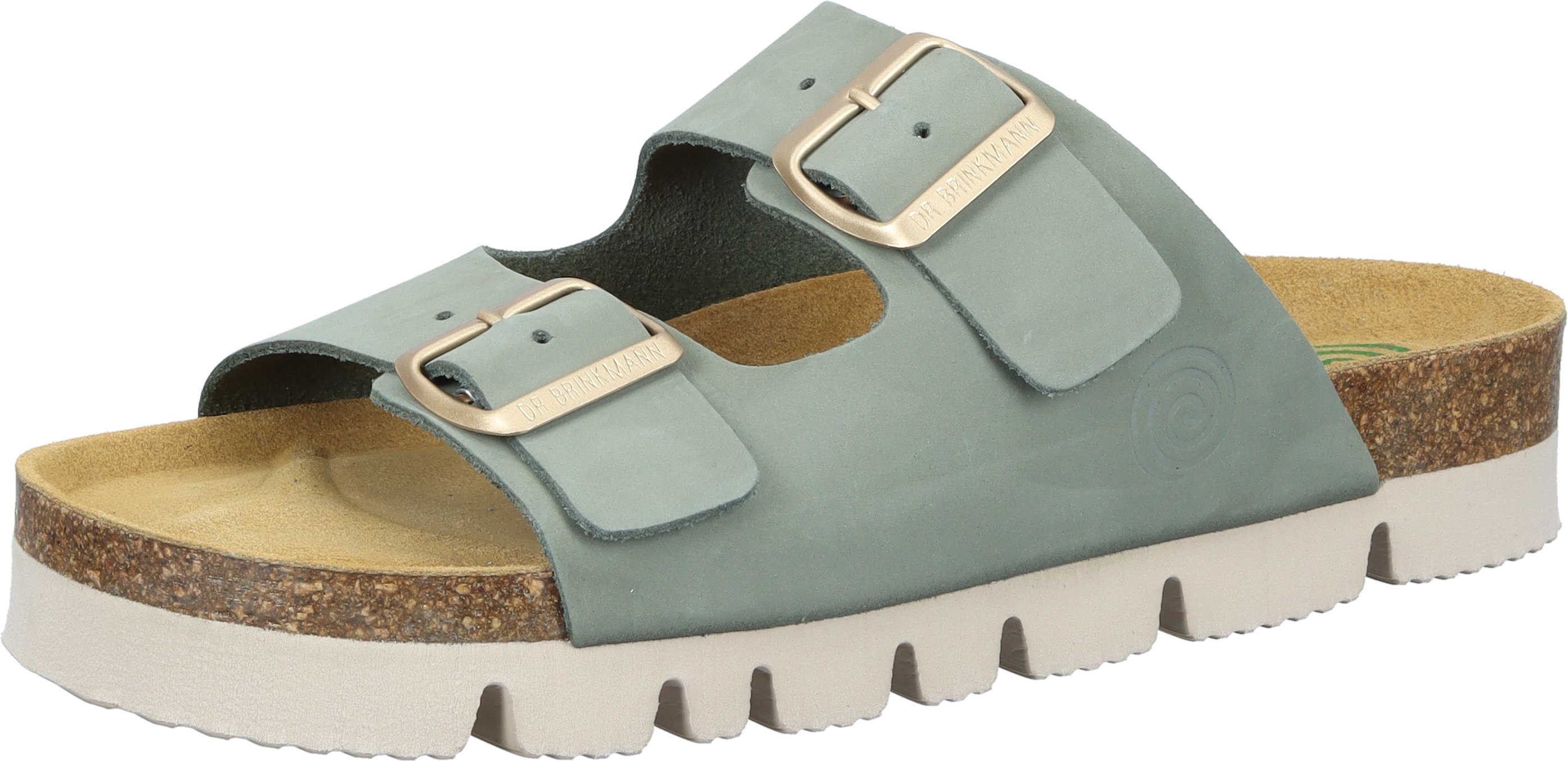 Dr. Brinkmann Pantoletten Pantolette aus Nubuk/Leder