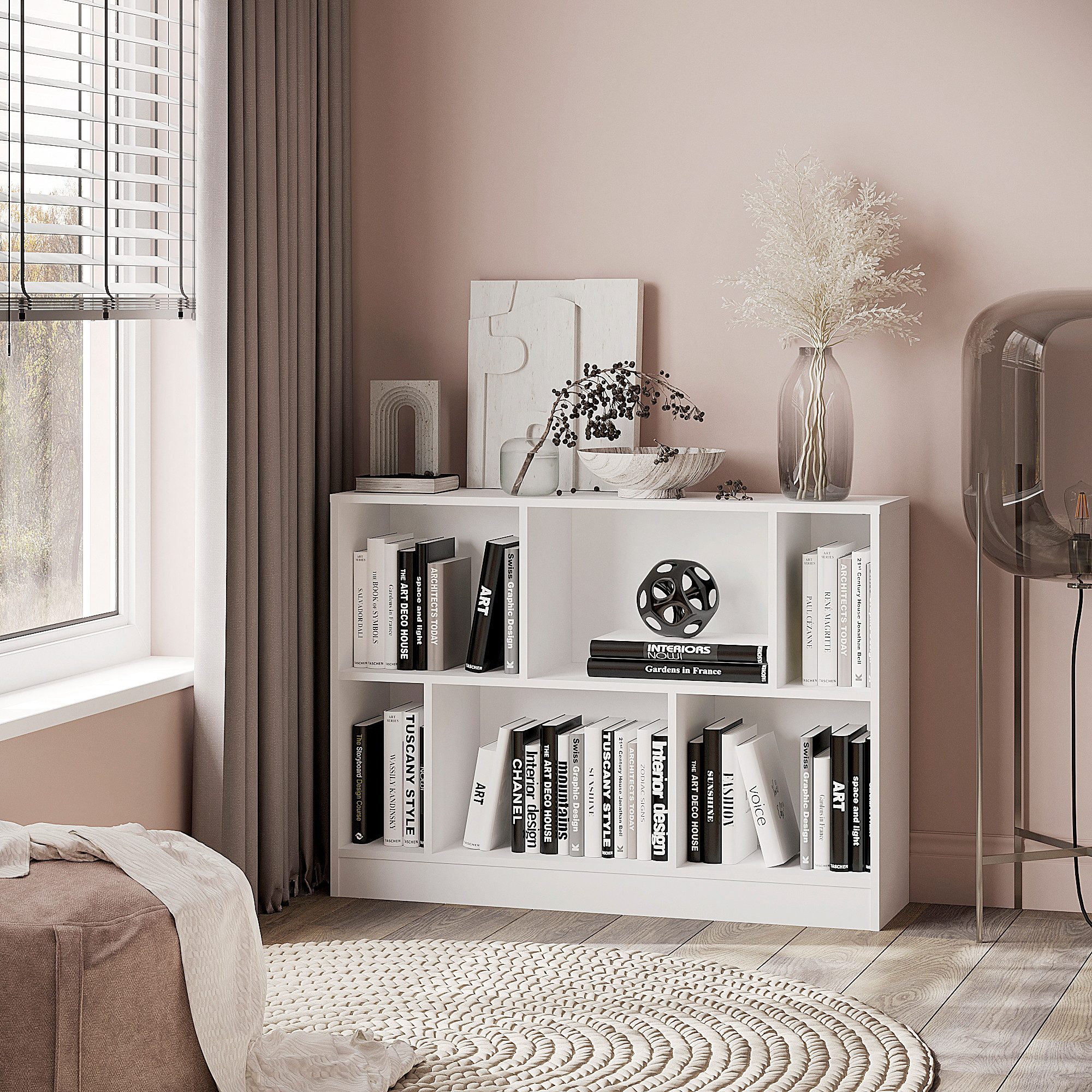 KOMTO Bücherregal Rectolibra Weiß - Würfelregal günstig online kaufen