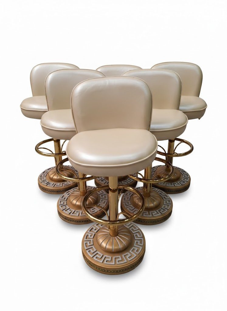 Xlmoebel Barhocker Design Stuhl 6x Set Barhocker Hocker Sofort, Made in Europa