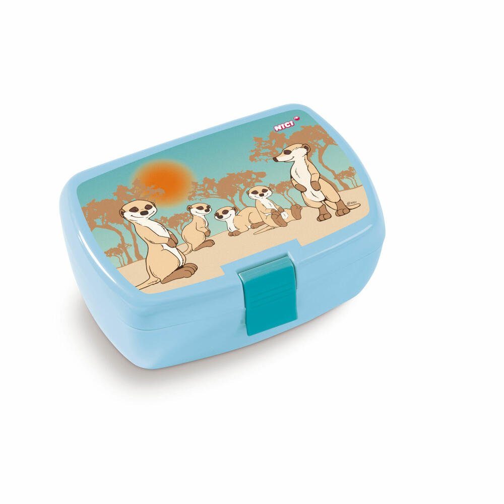 Familie Erdmännchen Kunststoff, Bunt, Nici (1-tlg) Lunchbox