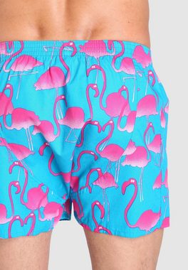 Lousy Livin Boxershorts Flamingo mit trendigem Flamingo-Print