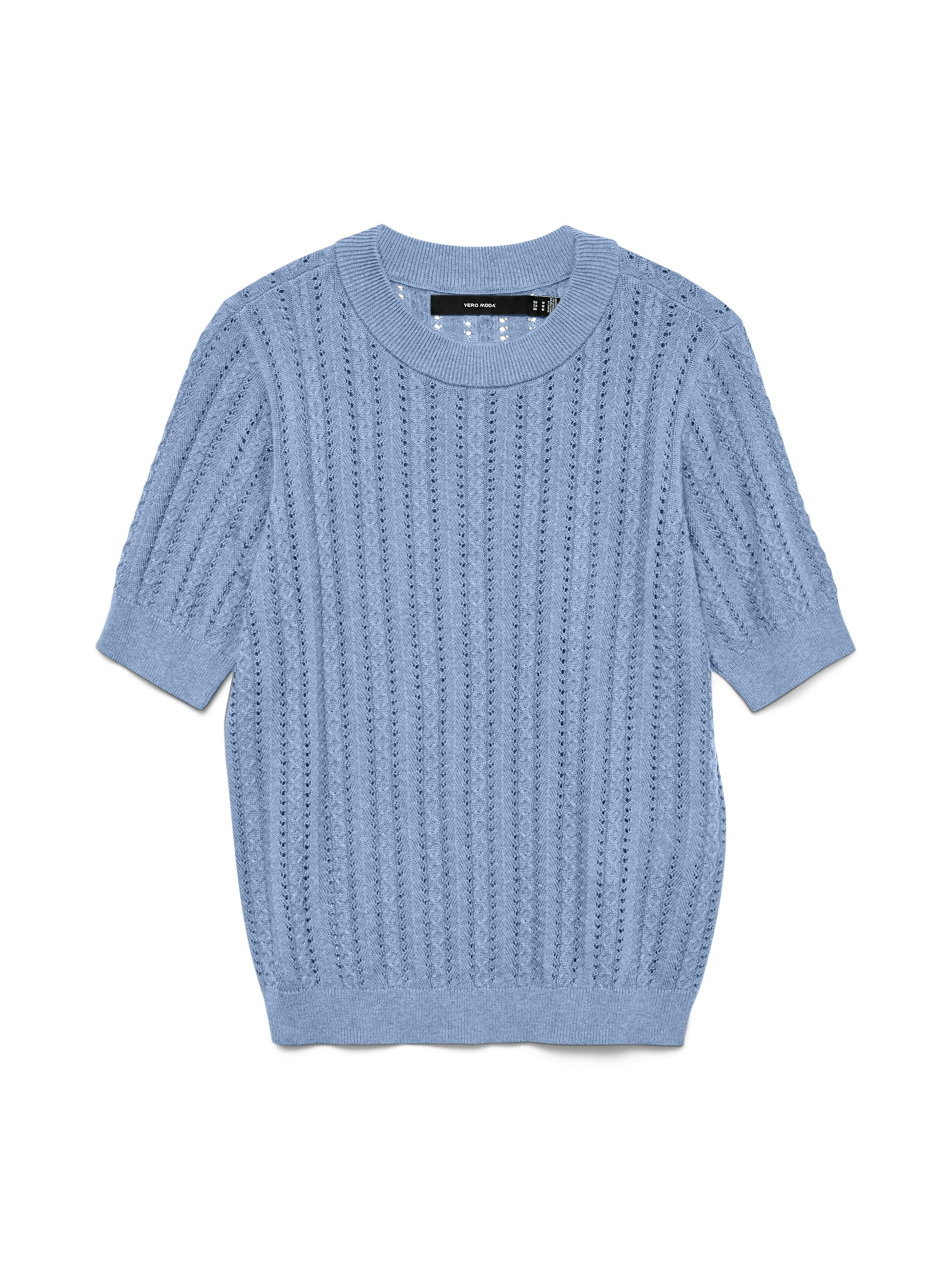 Kurzarmpullover VMMORENA 2/4 O-NECK PULLOVER GA BOO REP