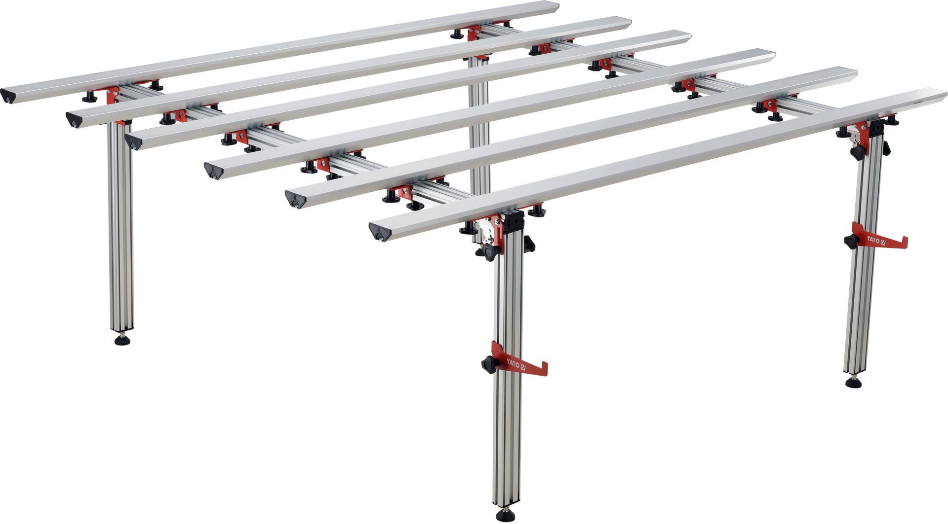 Yato Werkbank Arbeitstisch, Werkbank 140x180cm Aluminium für Fliesen, (Werkbank)