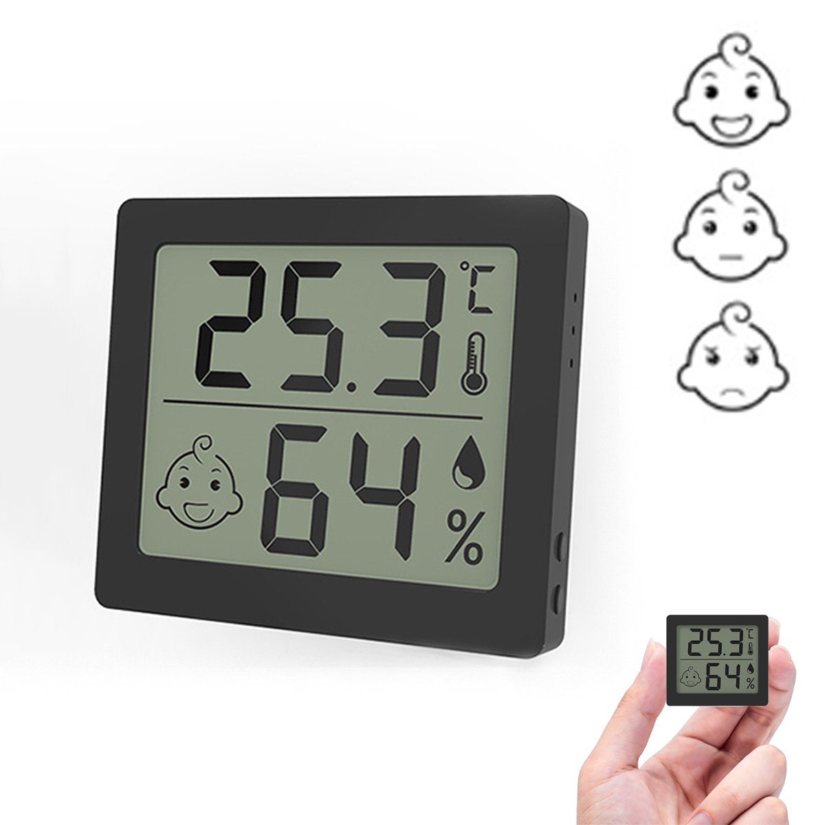Baby Ja Raumthermometer Thermometer, Digitalthermometer, Säuglingspflege,  Hygrometer, Elektronische Thermometer für Innenräume, Haushalte und  Gärtnereien