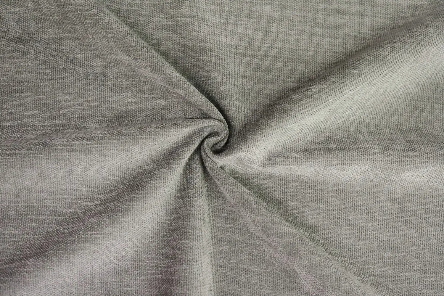 Stofferia Stoff Polsterstoff Velour Angel Face Grau, Meterware