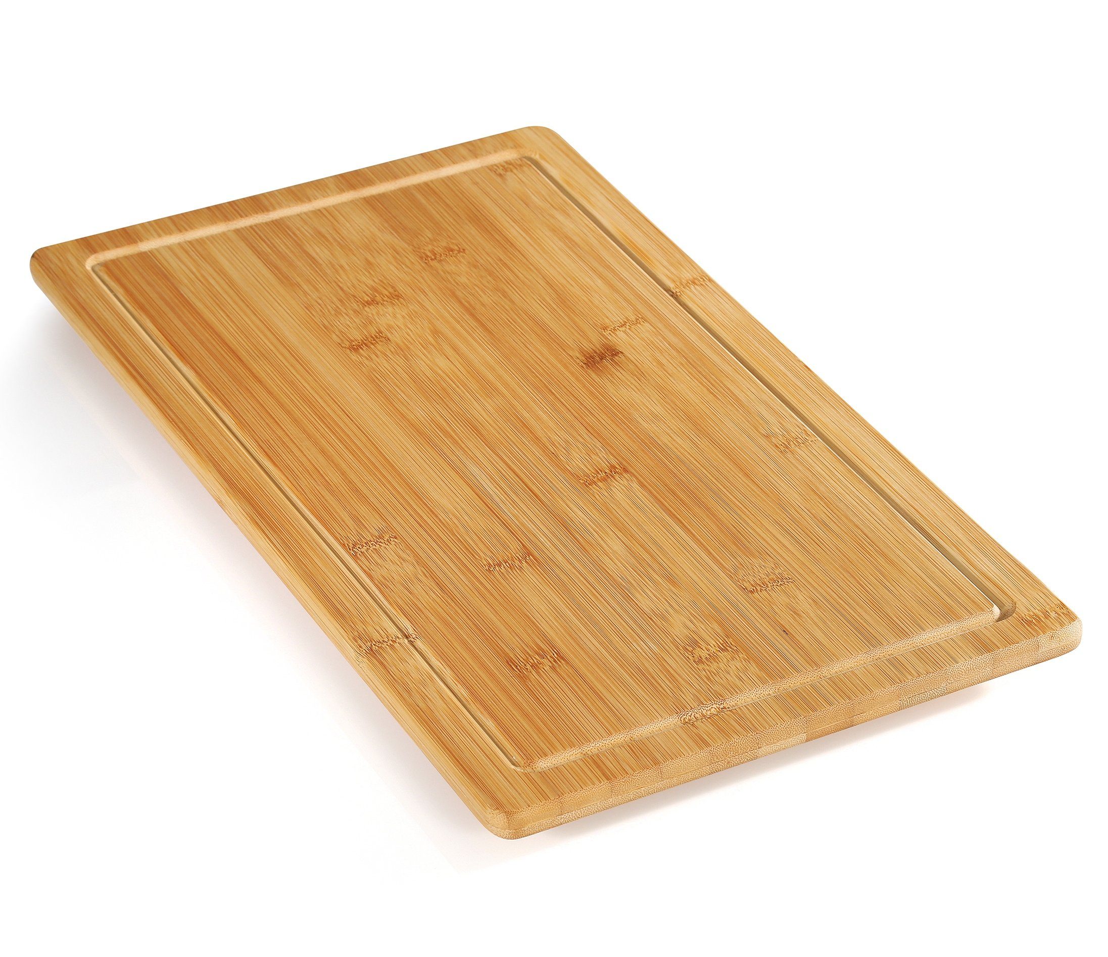 ZASSENHAUS Schneidebrett Schneidebrett Küchenbrett Herdabdeckplatte Bambus 49,5×28cm