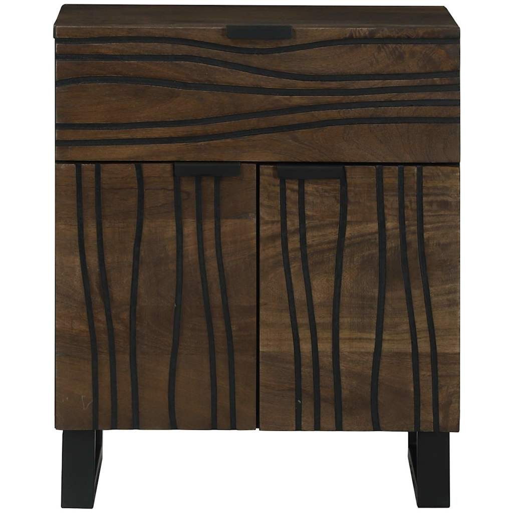 vidaXL Nachttisch Nachttisch Walnuss 50 x 33 x 60 cm Holzwerkstoff (1-St)