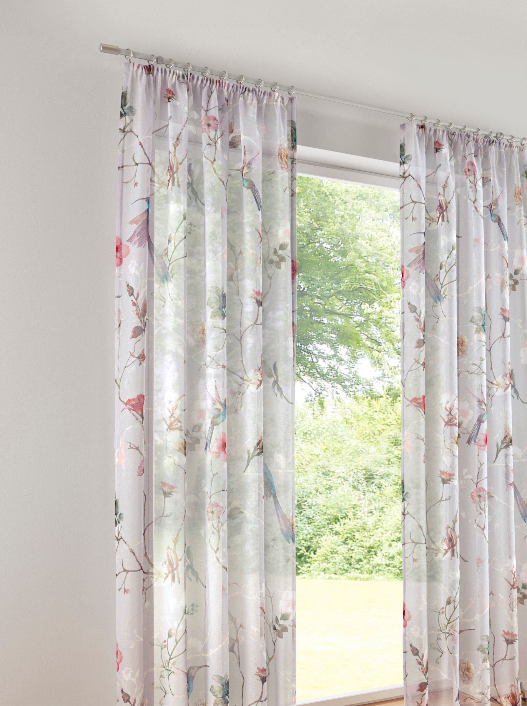 heine Gardine Dekostore . (1 St), Multifunktionsband, transparent, Fertigst günstig online kaufen