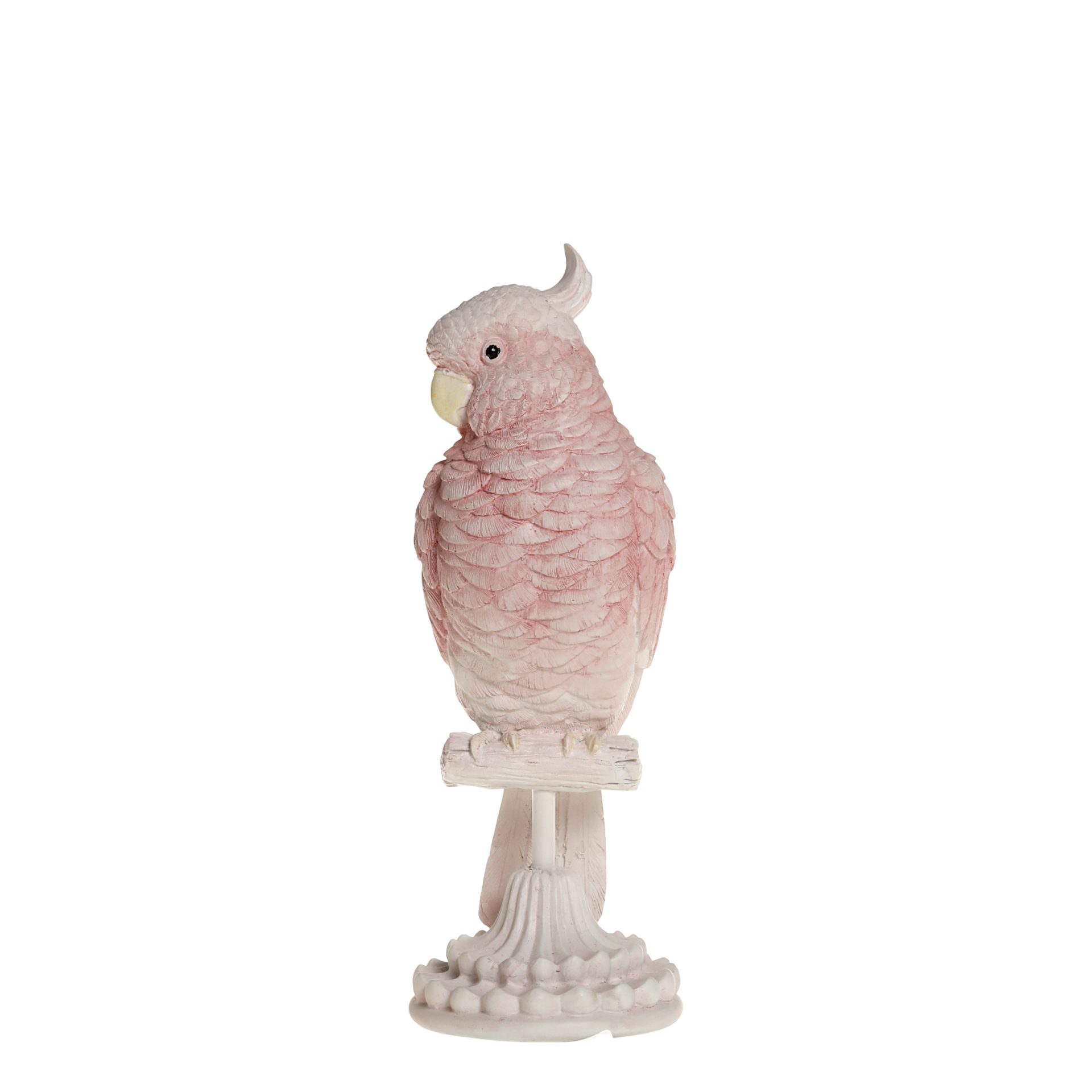 Chic Antique Dekofigur Vintage Papagei auf Ständer in Himbeere günstig online kaufen