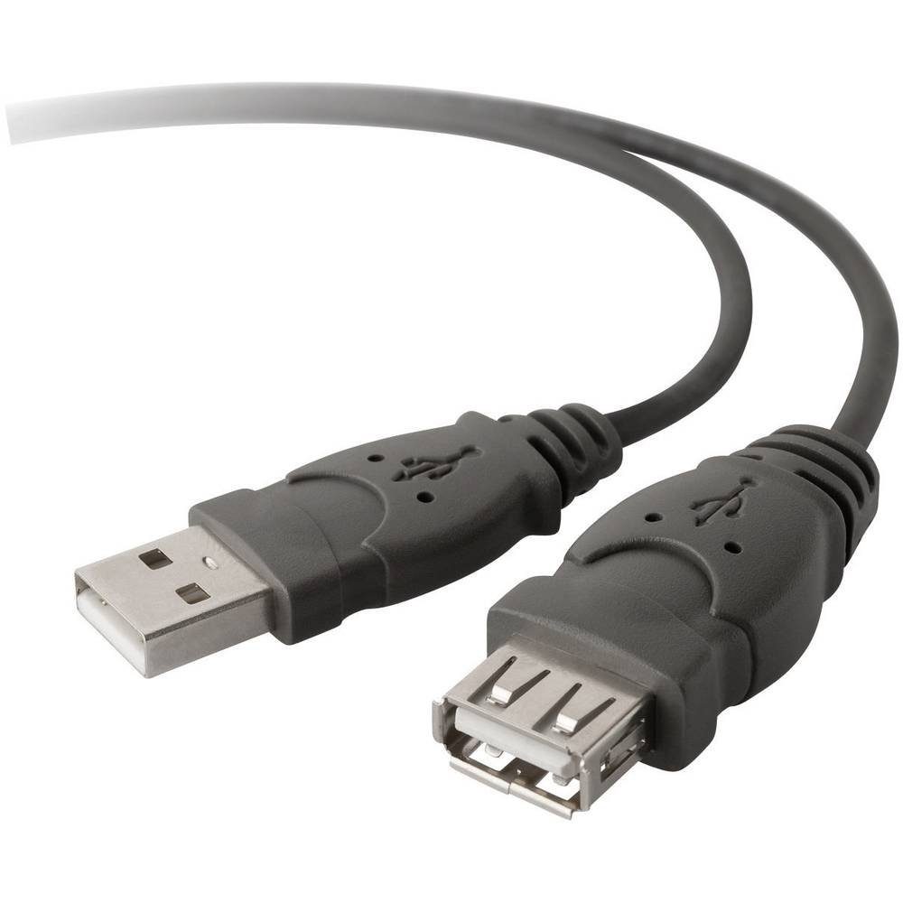 Belkin Pro USB 2 Verlängerung A/A 3 m USB-Kabel, (3.00 cm)