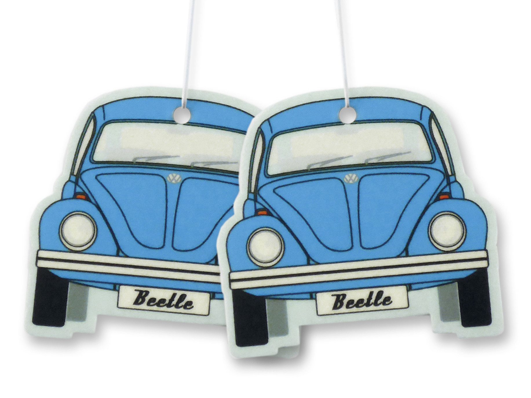 VW Collection by BRISA Raumduft Volkswagen Lufterfrischer fürs Auto (einzeln oder im Set, 2-St., für VW Beetle Fans), Duftbaum Fresh im VW Käfer Design