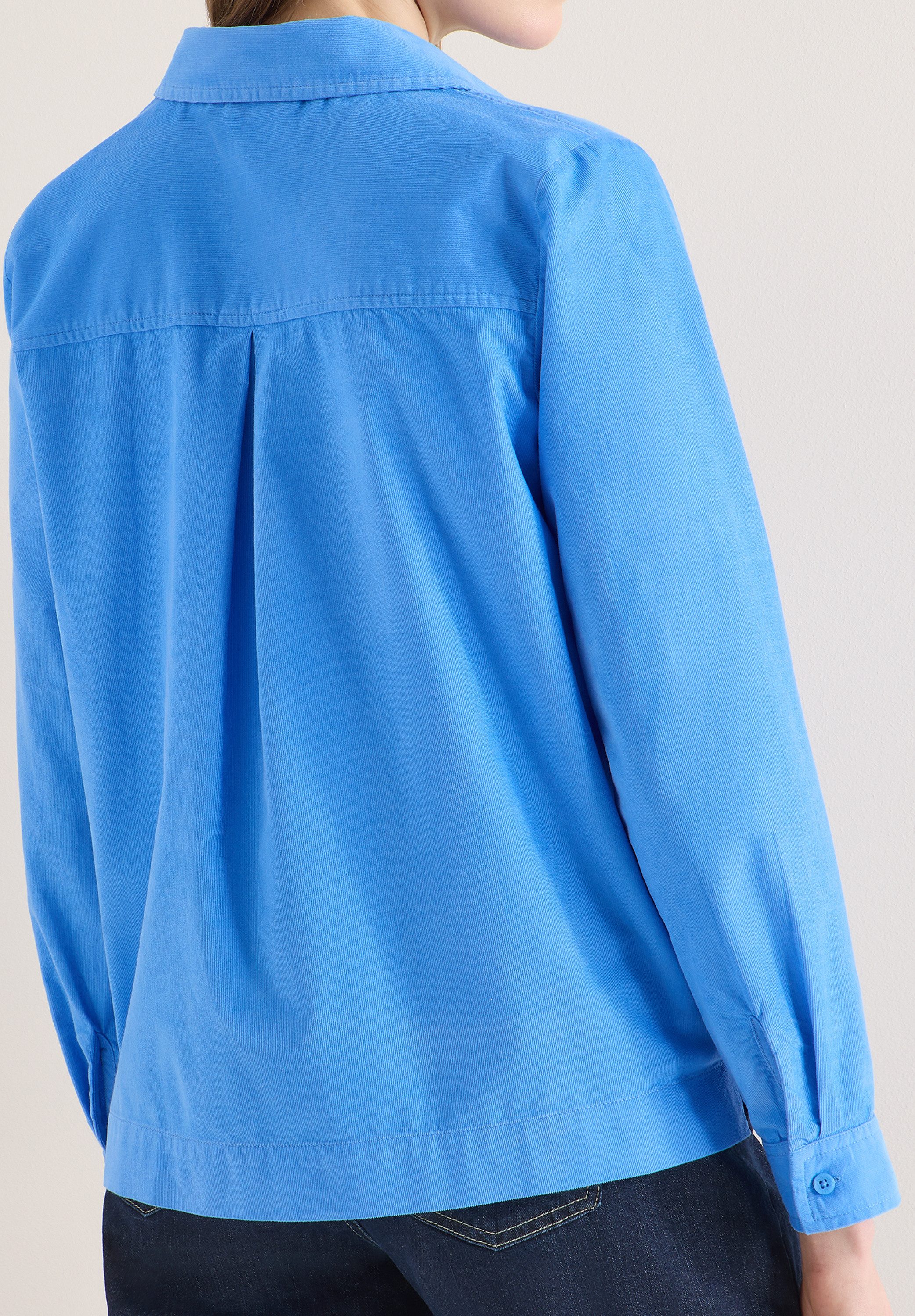 CECIL Hemdbluse in feiner Cord-Qualität