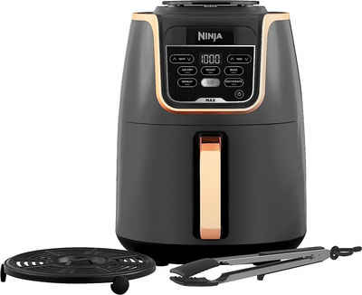 NINJA Heißluftfritteuse MAX 5in1 Airfryer Heissluftfritteuse XXL 5,2L Fritteuse 60 min Timer, 1750,00 W, Friteuse Heißluftfritteuse Fettfrei Heißluft ohne Öl Heissluft Groß