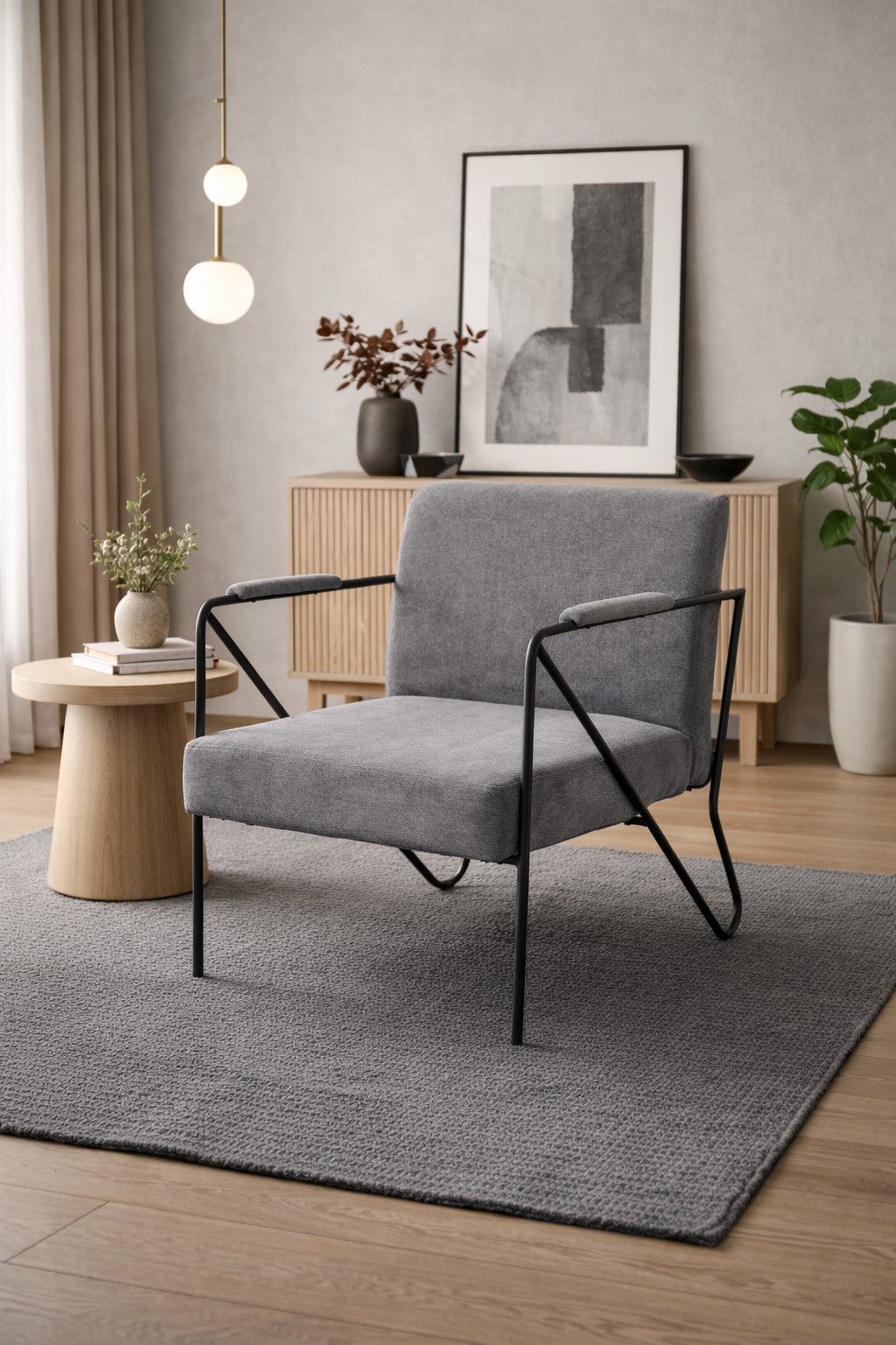 moebel-direkt-online Loungesessel Polstersessel modern, bequem gepolstert, mit Armlehnen