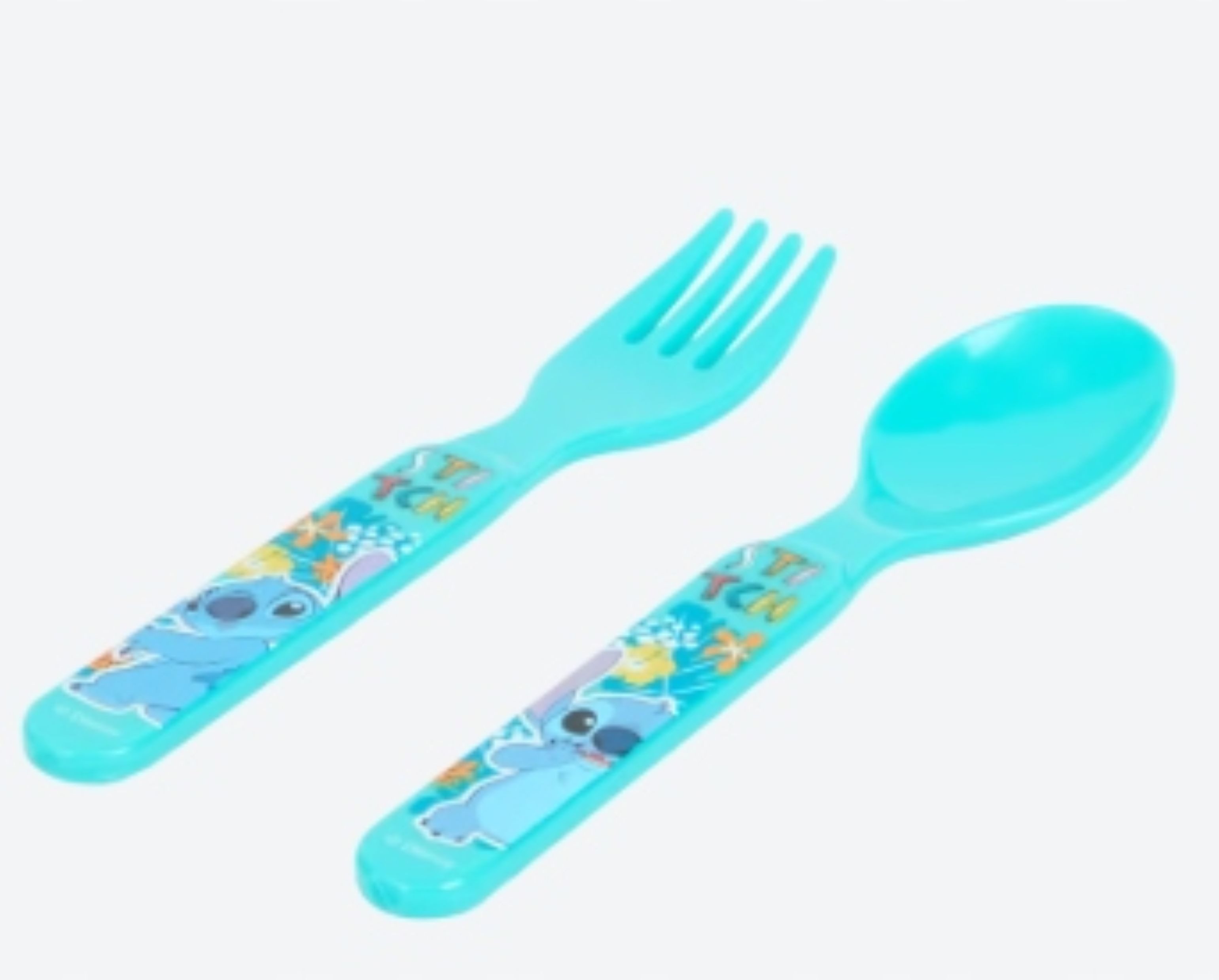 Disney Besteck-Set STITCH Kinderbesteck 2-teilig Disney, Spülmaschinenfest, BPA-frei