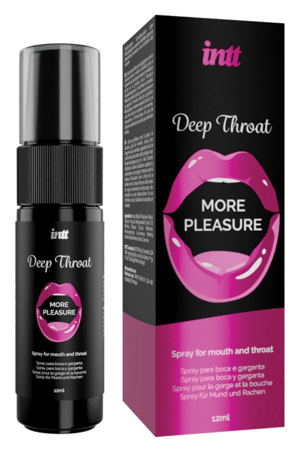 INTT Gleitgel intt Deep Throat Spray für die tieferen Blowjobs