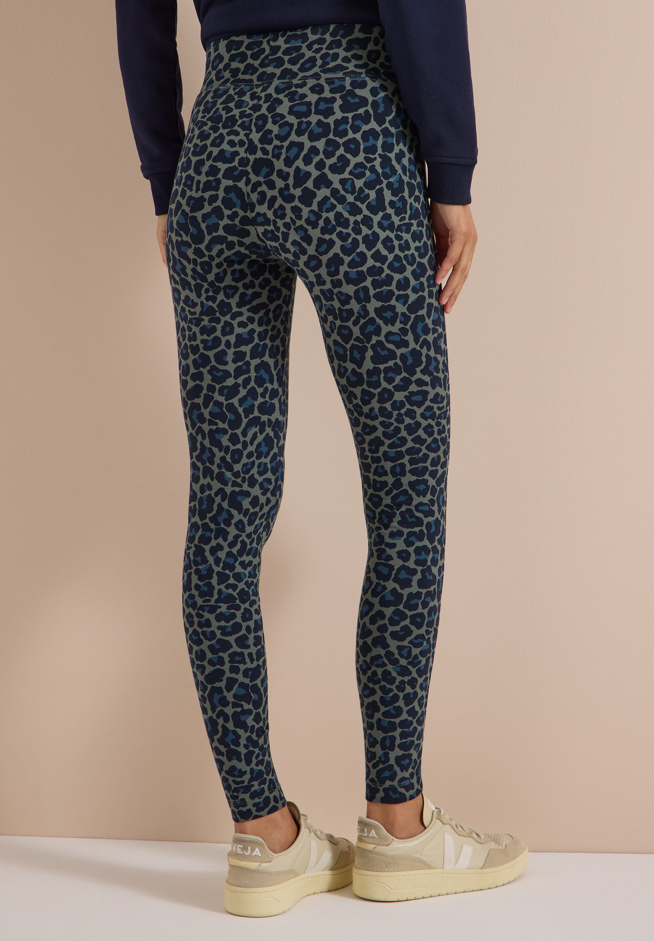 CECIL Leggings mit Leo-Muster
