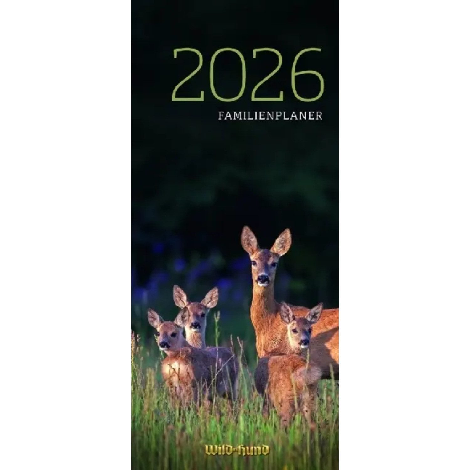 Kosmos Wandkalender WILD UND HUND Edition: Familienplaner 2026