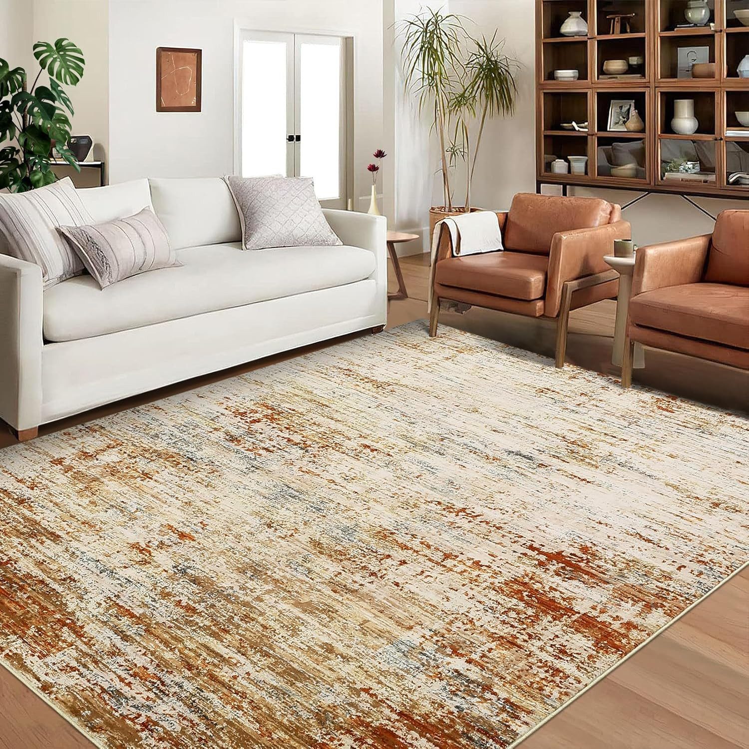 GarveeMore Teppich weiche moderne abstrakte Muster Teppiche, Maschine wasch günstig online kaufen