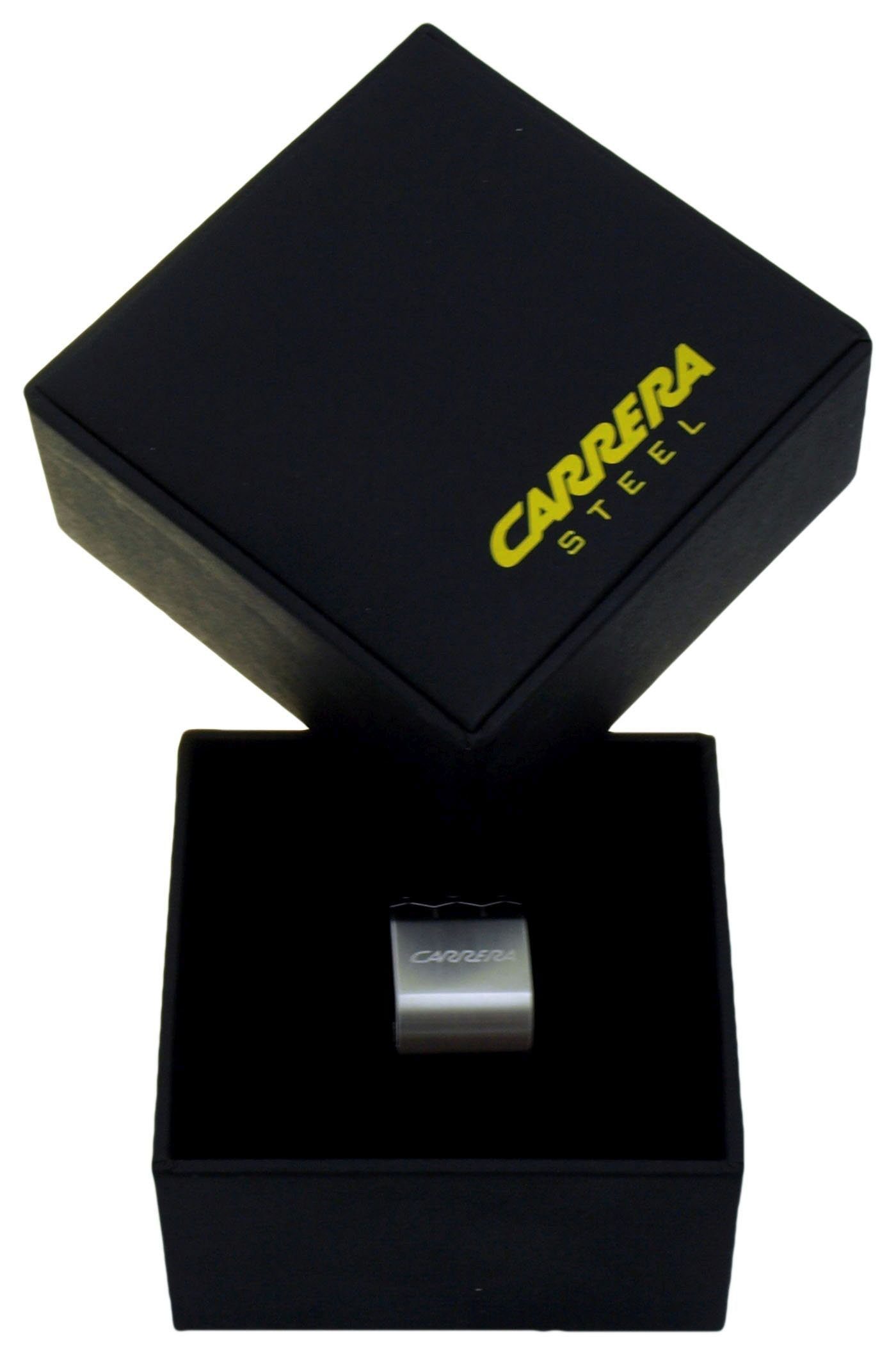 Carrera® Fingerring Schlichter Herren-Ring Carrera Edelstahl von poliertem aus