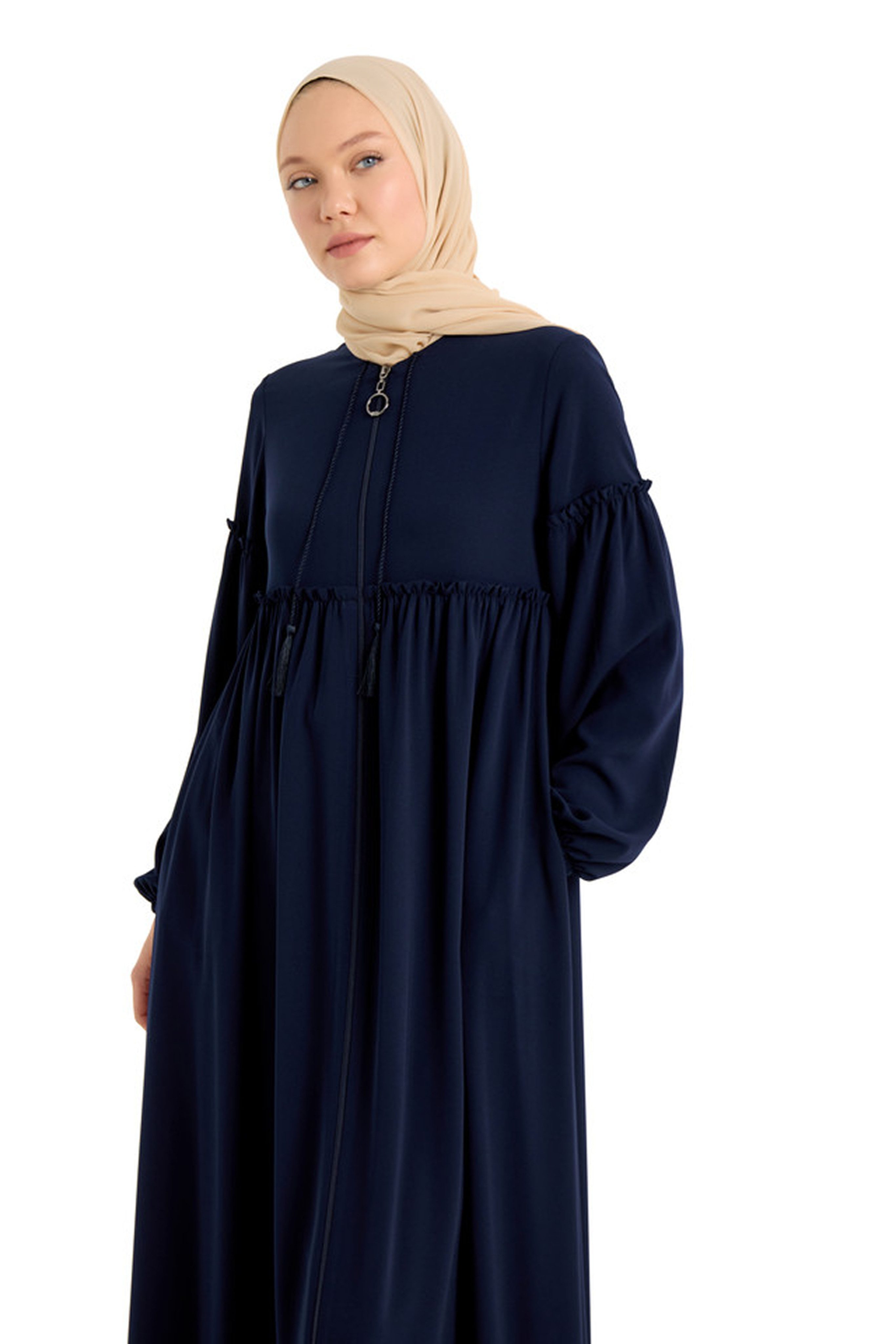ELYANUR Maxikleid Hochwertige erweiterte Abaya – Bild 4 von 5