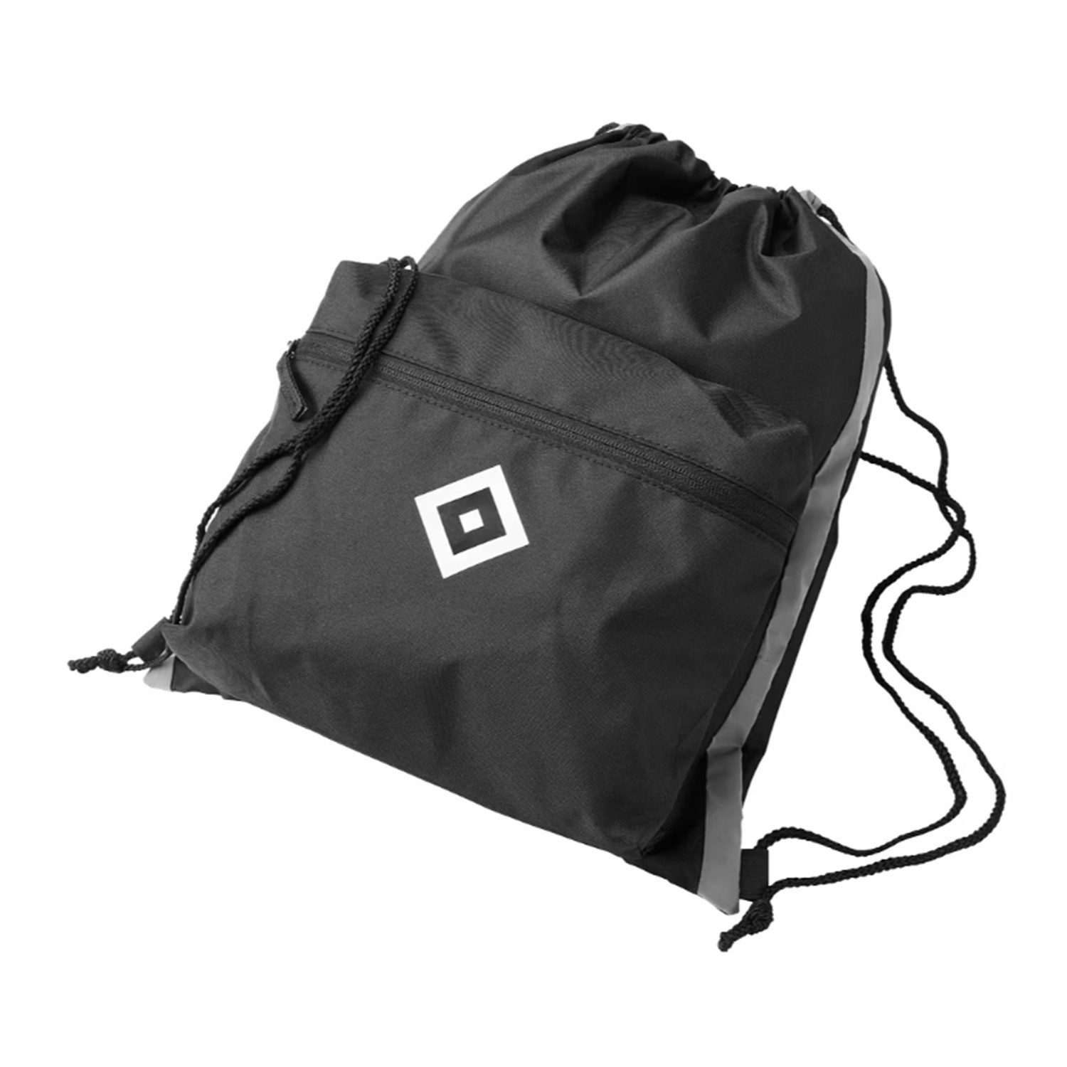HSV Schultertasche HSV Büdel "Raute Pur" - Turnbeutel schwarz