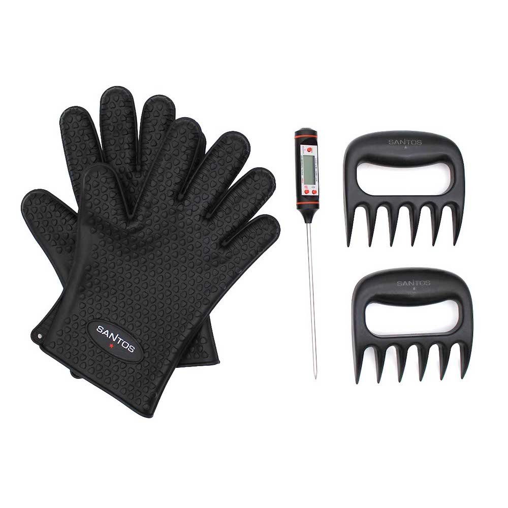 PROREGAL® Grillbesteck-Set Pulled Pork / Beef Set, 5-teilig, Fleischkrallen Set, (5 tlg)