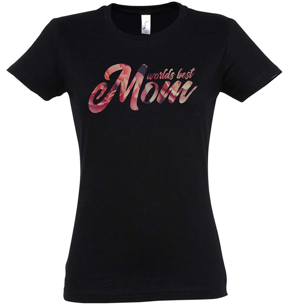 Print-Shirt World’s Best Mom Damen T-Shirt Beste Mama Mother Mutter Mutti Mami