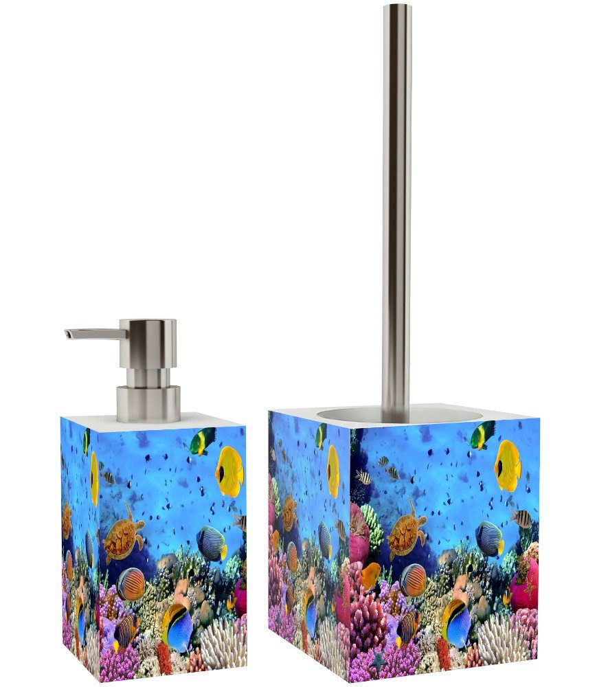 Sanilo Badaccessoire-Set Ocean, WC-Bürste und Seifenspender, günstig online kaufen